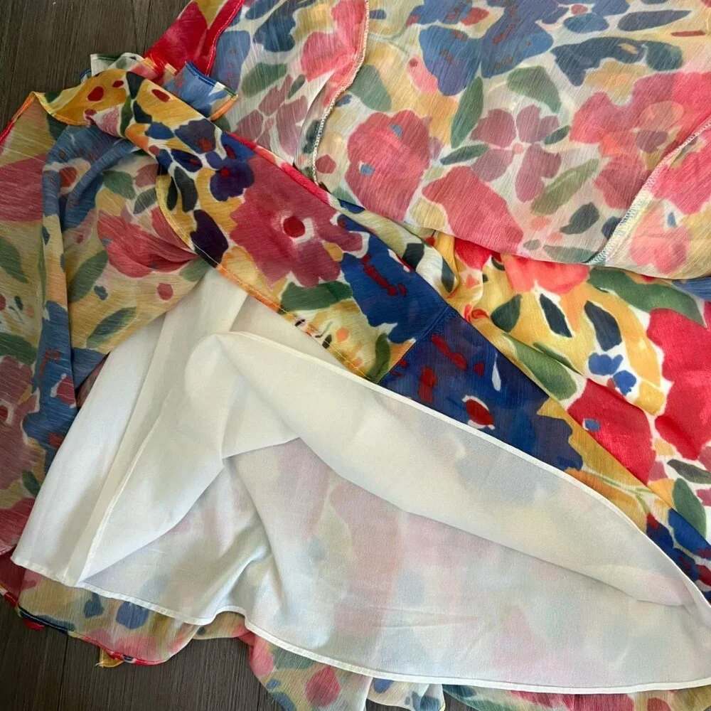 Floral Ruffle Dress - Picture 7 of 9